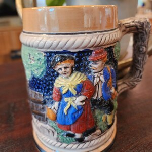 Colorful Oktoberfest Bavarian Ceramic Beer Stein