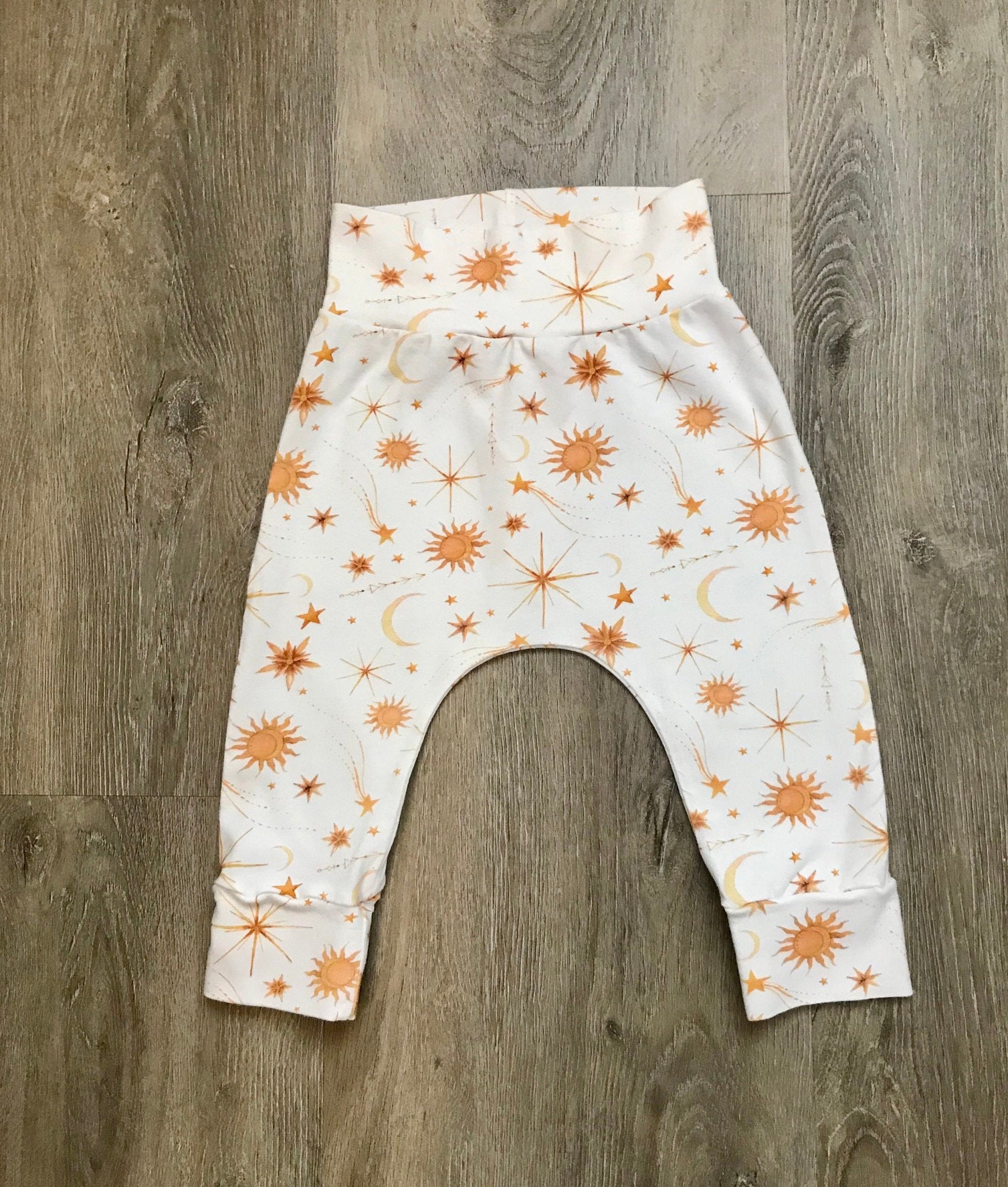 Moon and Stars Leggings Leggings Baby and Toddler Leggings Etsy