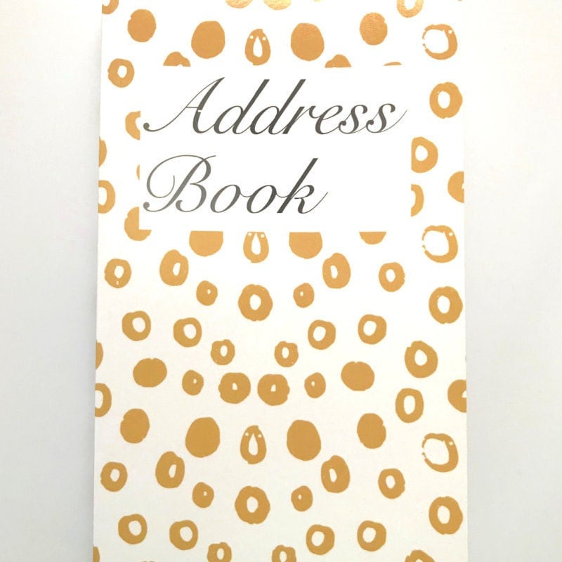 Address Book Etsy
