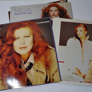 Collection of Vintage German Vinyl Records, 1980s