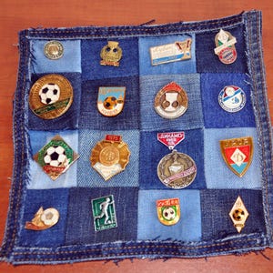 Rare Vintage Dynamo Kyiv Victory Badges – 1975 European Cup Winners' & UEFA Super Cup Set (16 pcs)