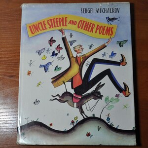 Vintage Soviet Children’s Poetry Book – Uncle Steeple, 1972 English Edition