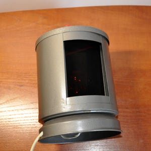 Vintage Soviet Darkroom Red Lamp | 1980s USSR Photo Lab Light | Functional & Industrial Decor image 9
