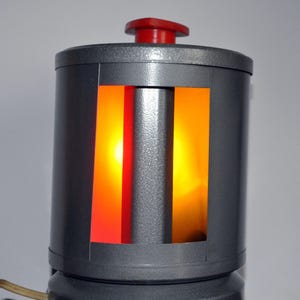 Vintage Soviet Darkroom Red Lamp | 1980s USSR Photo Lab Light | Functional & Industrial Decor image 3