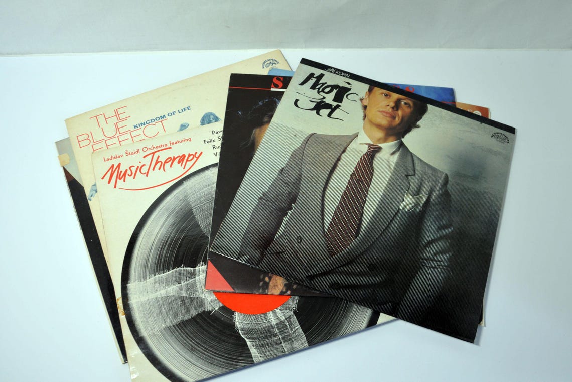 Vintage Czechoslovak Vinyl Record Collection: 1980s Czech Pop Rock, foto 2 de 5