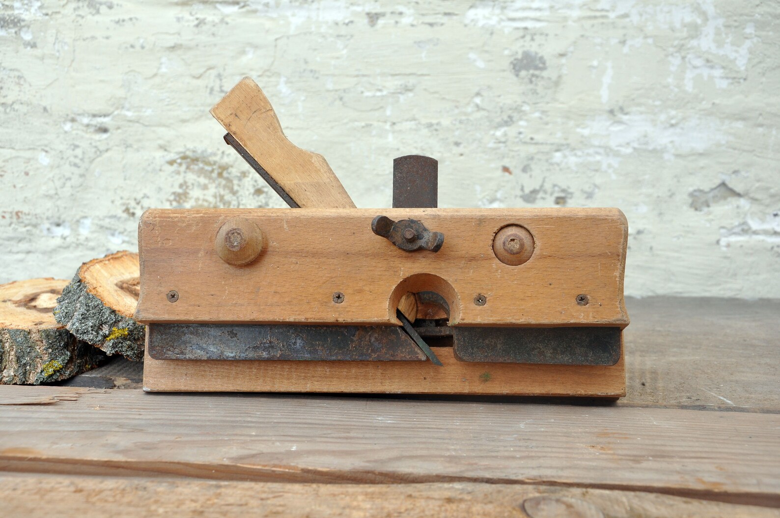Vintage wooden Soviet hand planer 1960s Etsy.de