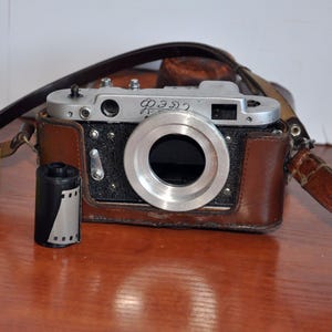Vintage Soviet 35mm Camera FED-2 | 1970s USSR Rangefinder | For Display or Props