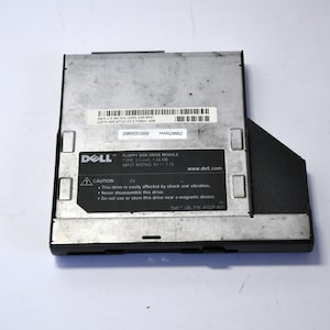 Vintage External Floppy Disk Drive: 1990s Retro Tech (Untested)