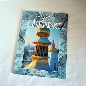 Vintage Ukrainian Illustrated Magazine Welcome to Ukraine, 2001