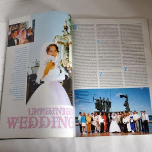 Vintage Ukrainian Illustrated Magazine Welcome to Ukraine, 2001