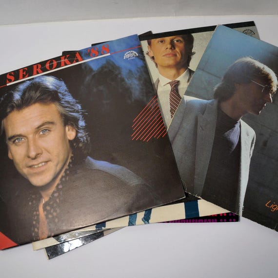 Vintage Czechoslovak Vinyl Record Collection: 1980s Czech Pop Rock