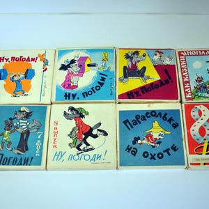 Vintage color film copies of the Soviet cartoons, 1970 - 1980s