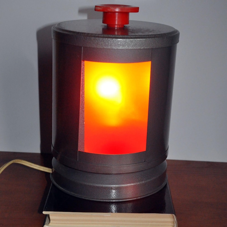 Vintage Soviet Darkroom Red Lamp | 1980s USSR Photo Lab Light | Functional & Industrial Decor image 4