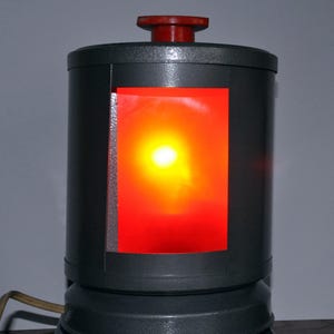 Vintage Soviet Darkroom Red Lamp | 1980s USSR Photo Lab Light | Functional & Industrial Decor image 2
