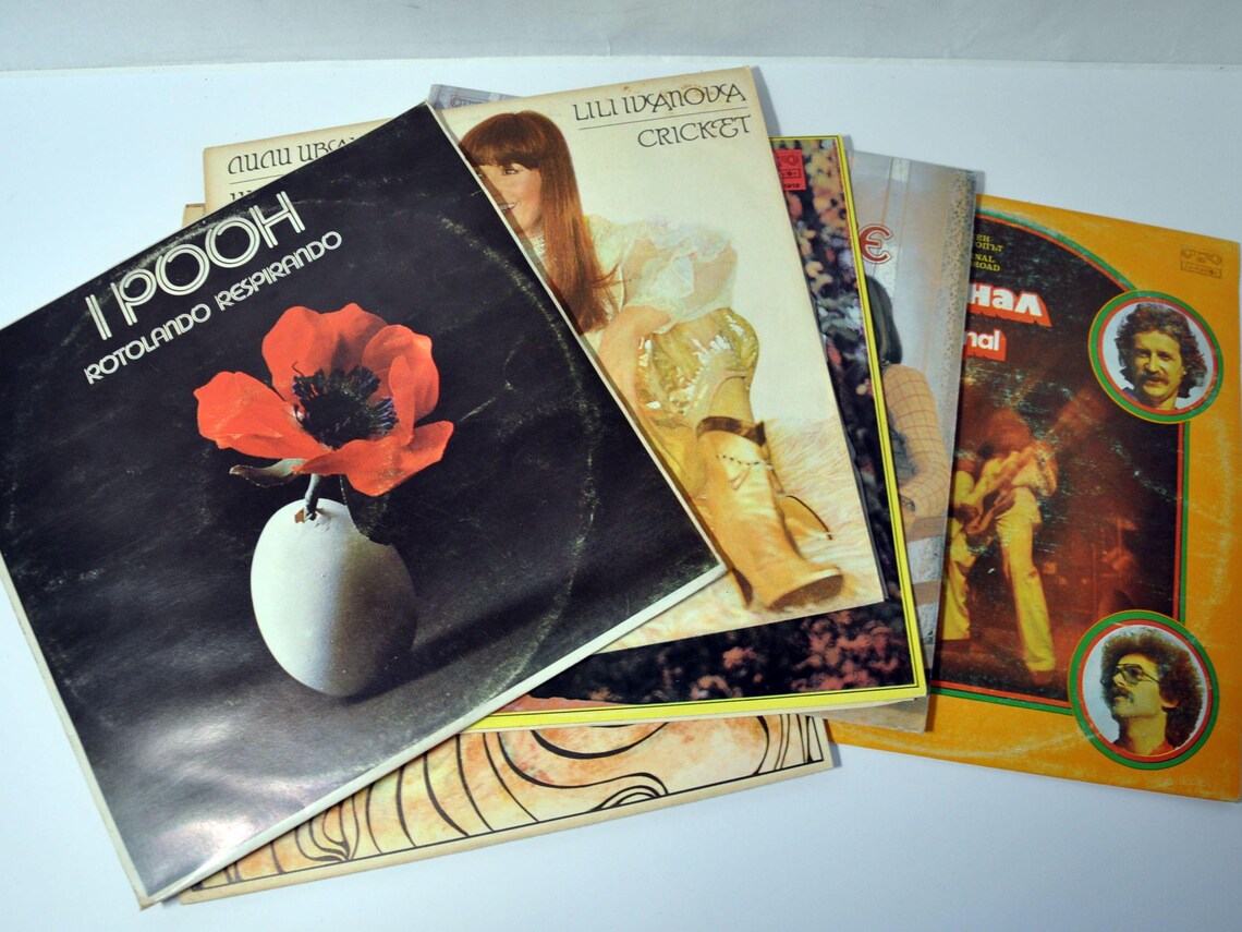 Vintage Vinyl Records Balkanton Bulgaria 1980s: Bulgarian Folk Music, foto 2 di 5