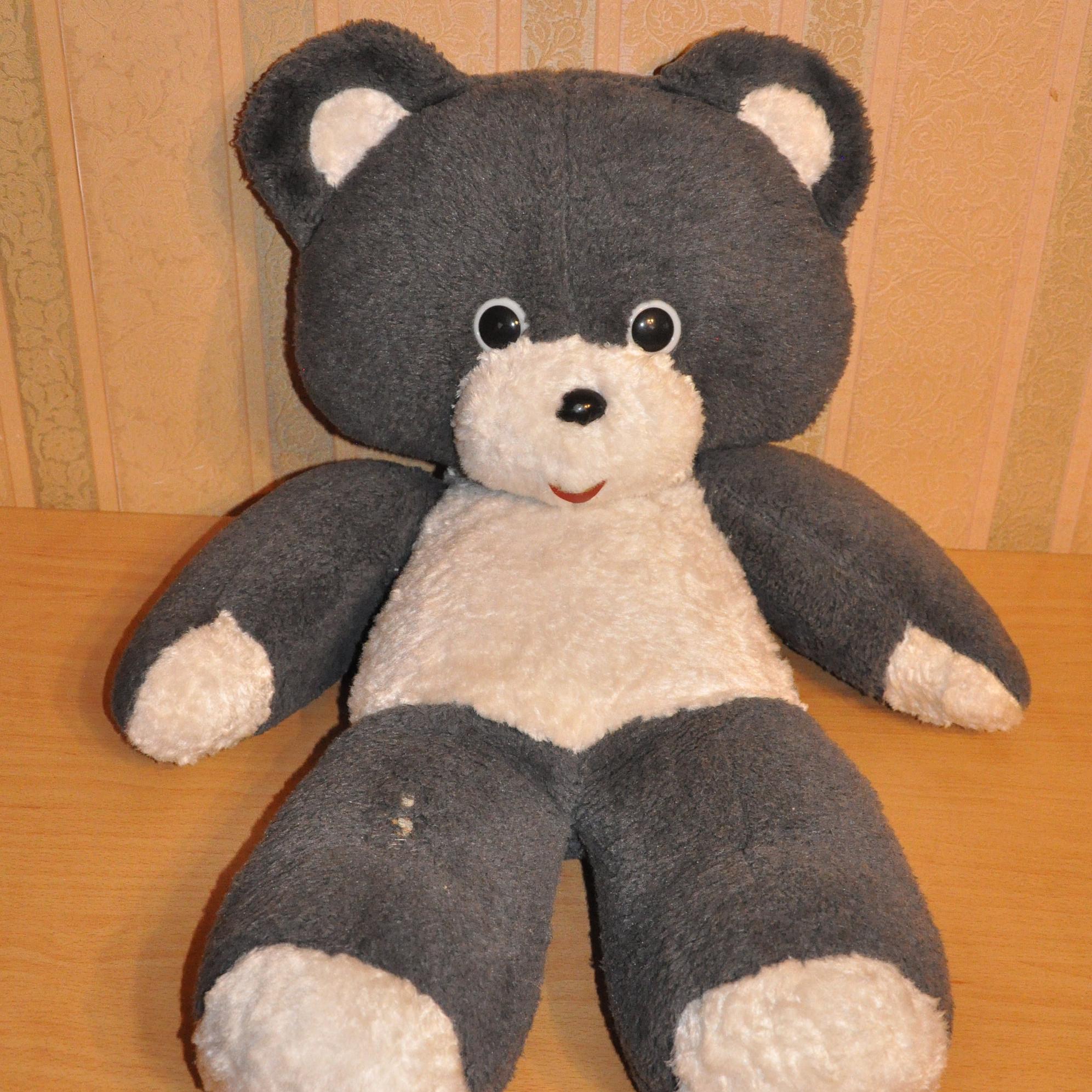 70s Stuffed Bear - Etsy