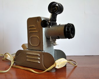 Soviet Vintage Slide Projector F-49, 1970s