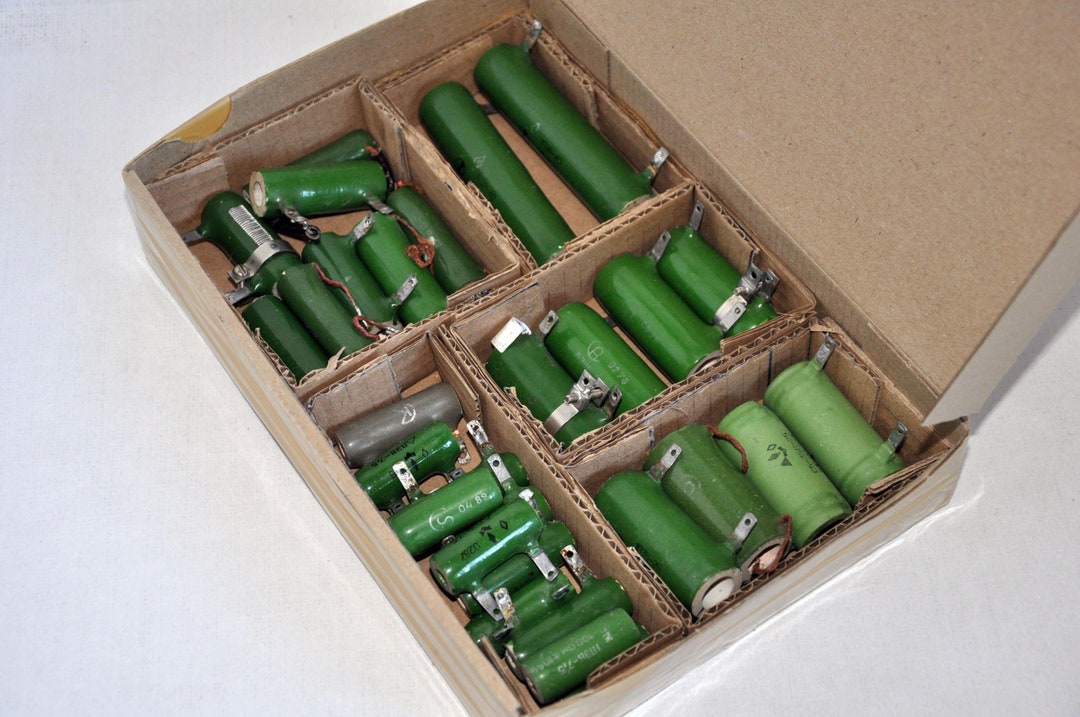 Set of Vintage Soviet High-power Tube Resistors, 1970s - Etsy