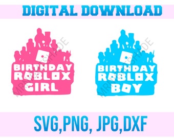 Download Roblox Birthday Svg Etsy