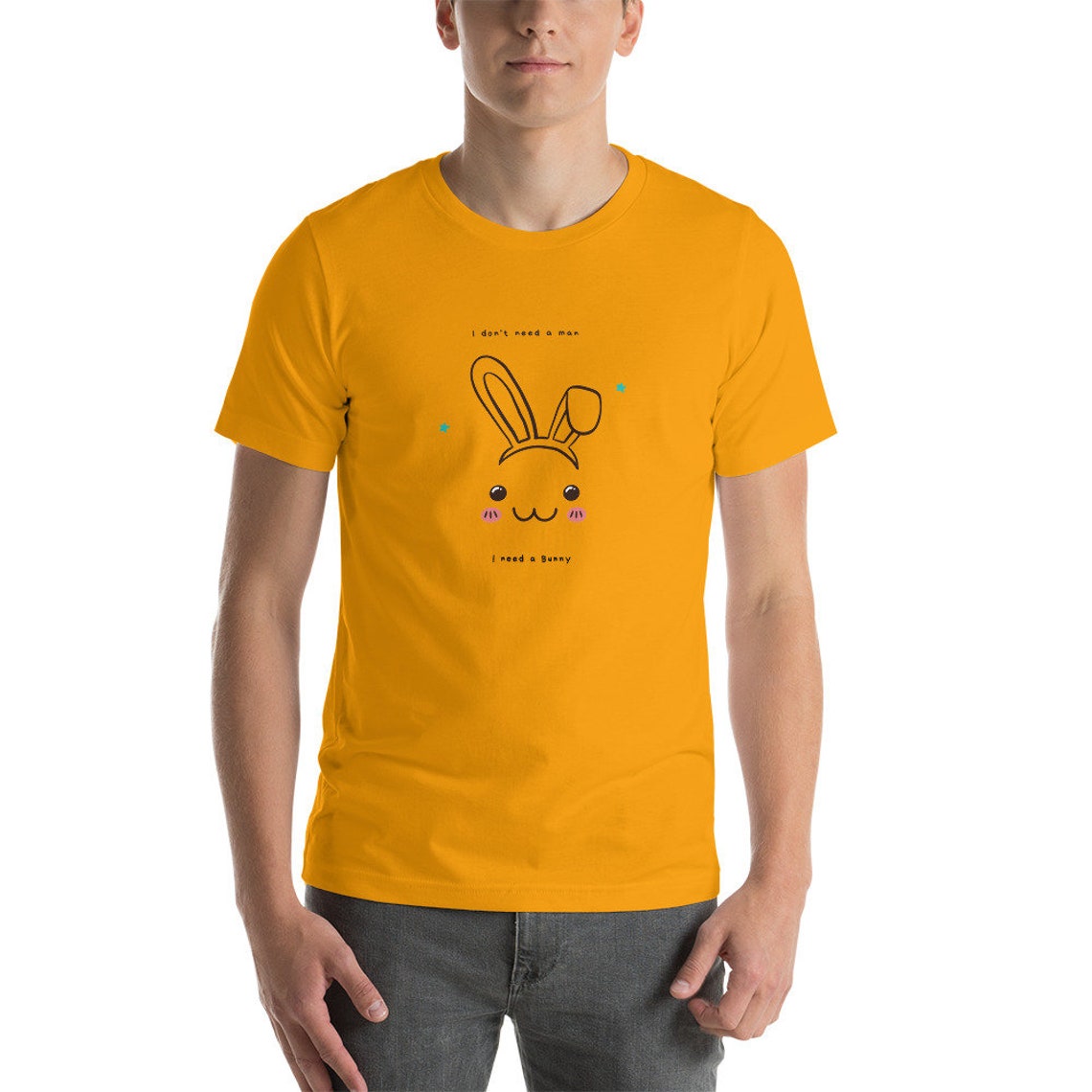 Short-Sleeve Unisex T-Shirt I dont Need a Bunny | Etsy