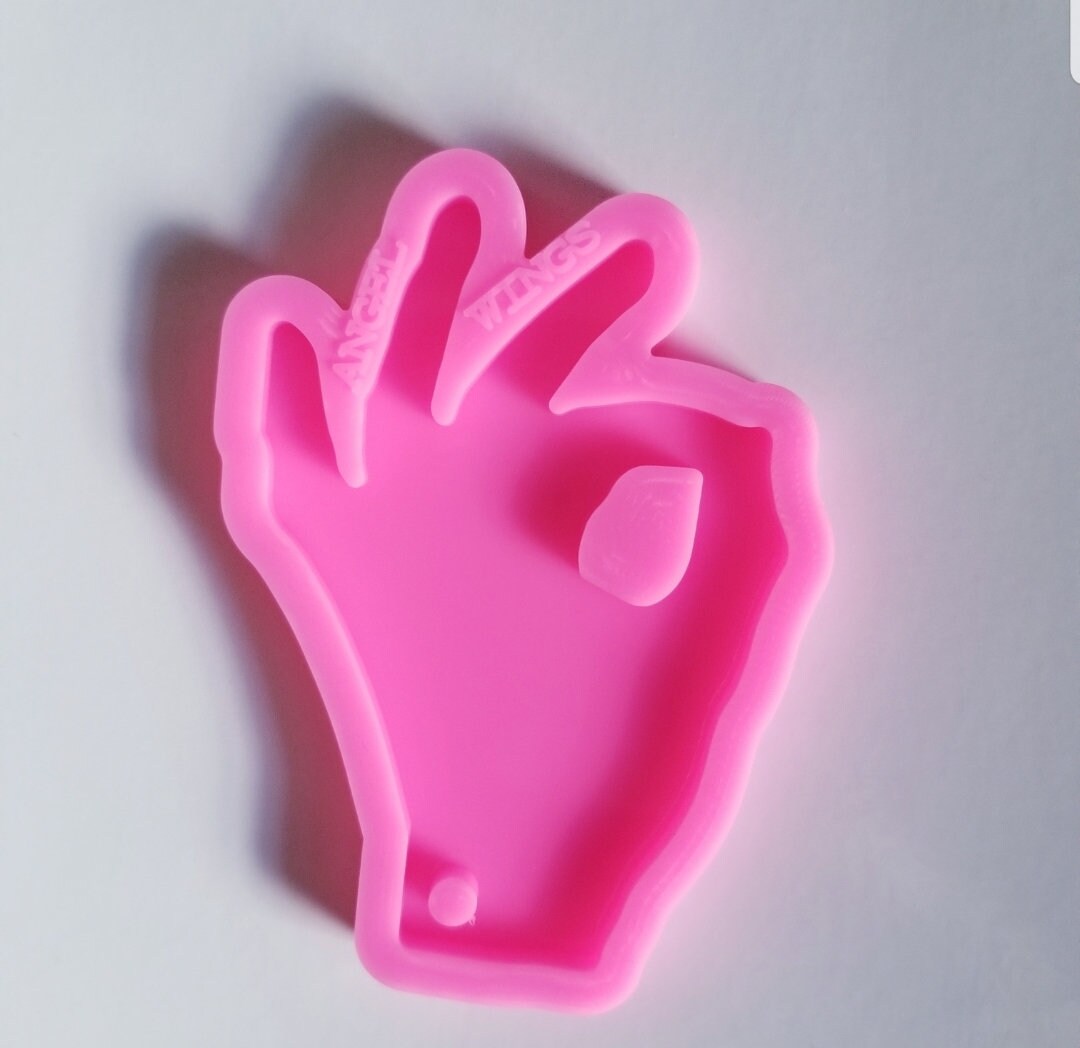 Hand Gesture Silicone Resin Molds, Unique Mold 