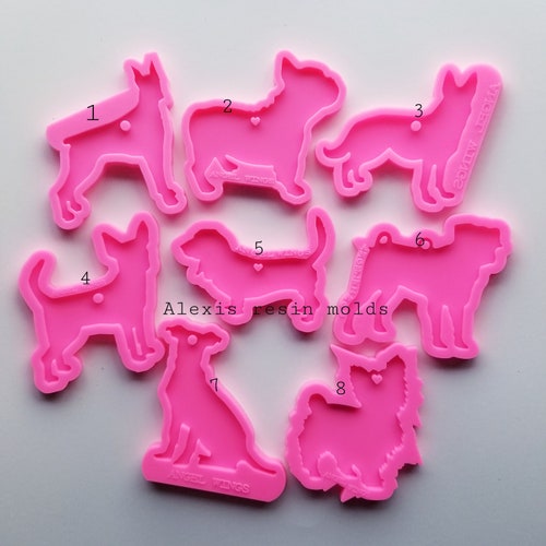 Dog Keychain Molds Etsy