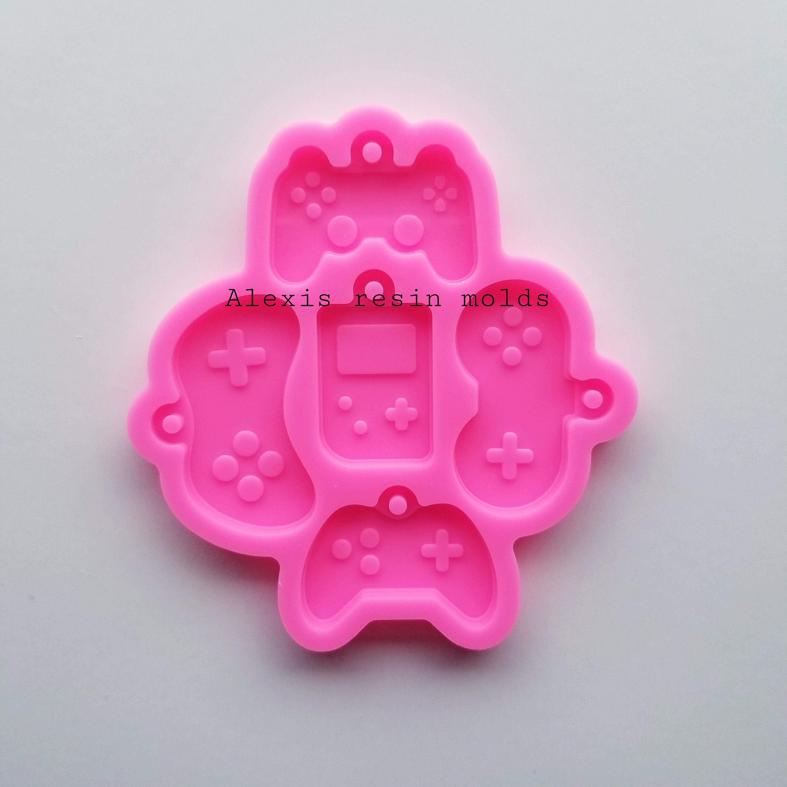 Gaming remote keychain mold