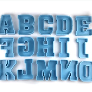 3pcs Mandala Alphabet Resin Molds 26 Letters Molds Keychain Molds –  IntoResin