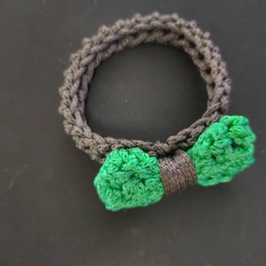 Knitted bow tie bracelets image 3