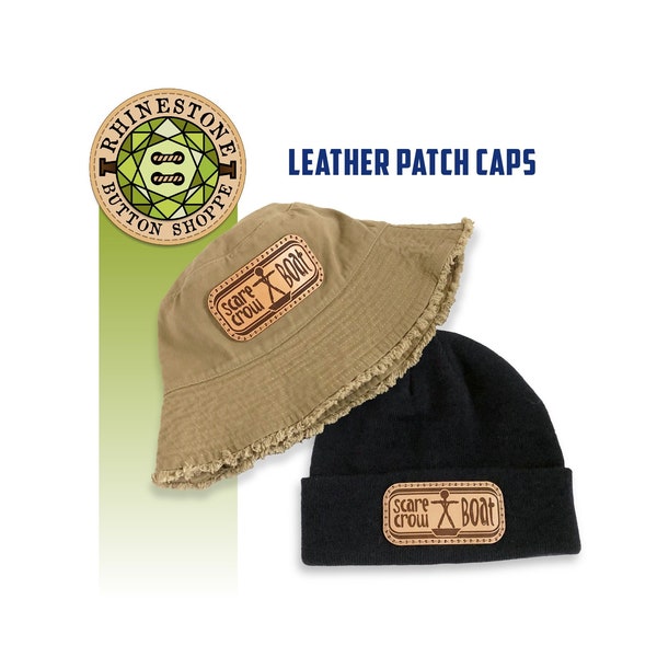 SCARECROW BOAT, Andy's Band, Leather Patch Bucket or Knit Cap