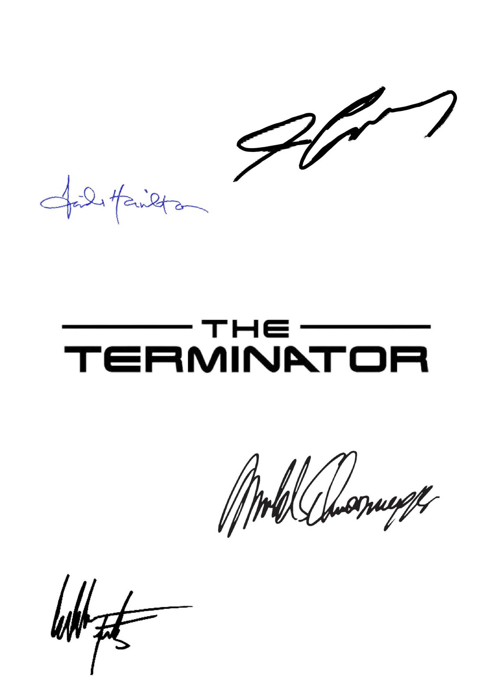 The Terminator Script/Screenplay With Movie Poster And Etsy