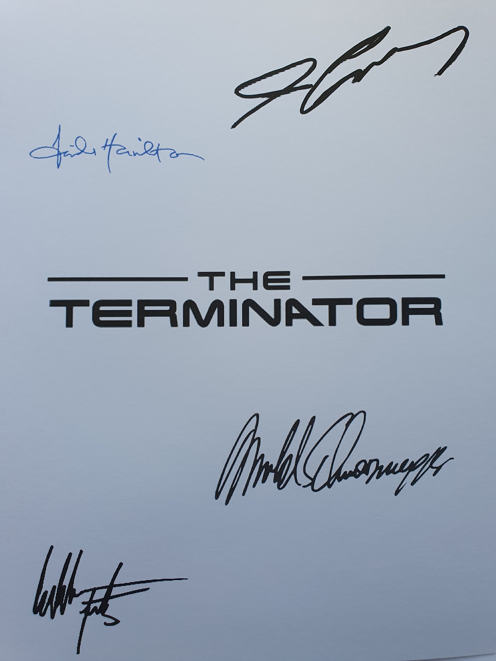 The Terminator Script/Screenplay With Movie Poster And Etsy
