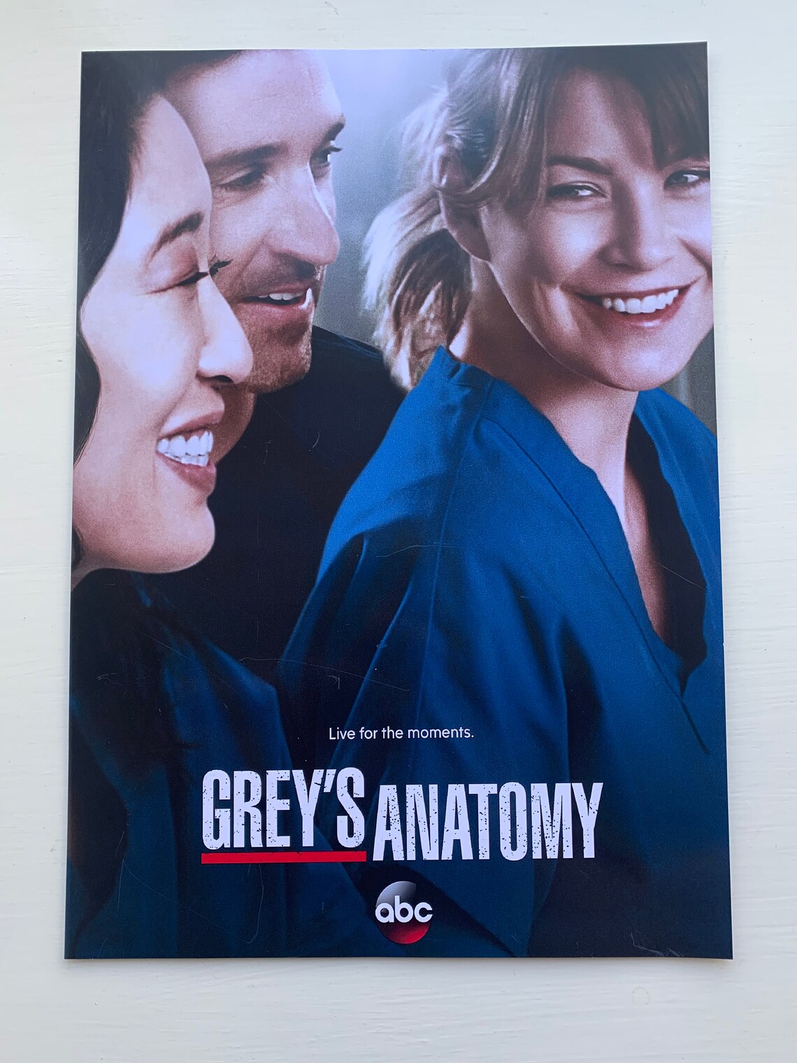 Greys Anatomy Script/Screenplay With Poster And Autographs | Etsy