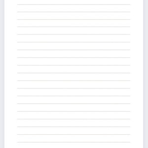 Lined Pages Unique Stationary Designs; Digital Download; Printable ...