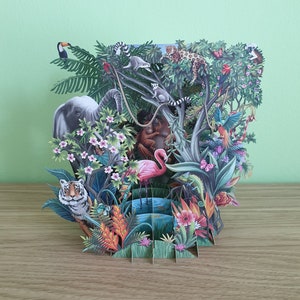 Carte 3D "Jungle"