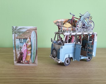 Camping-car carte 3D