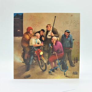 2er Kartenset "Rentnergang"
