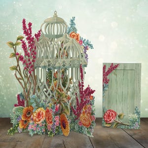 Carte 3D "La Cage à Fleurs"