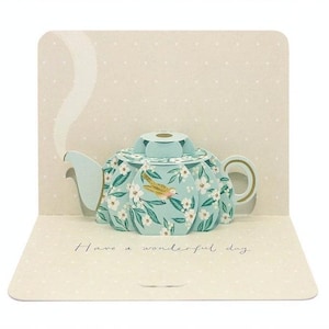 Pop Up Karte "Have a wonderful day" Teekanne
