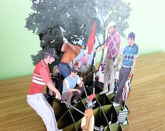 3D-kaart Golfwereld