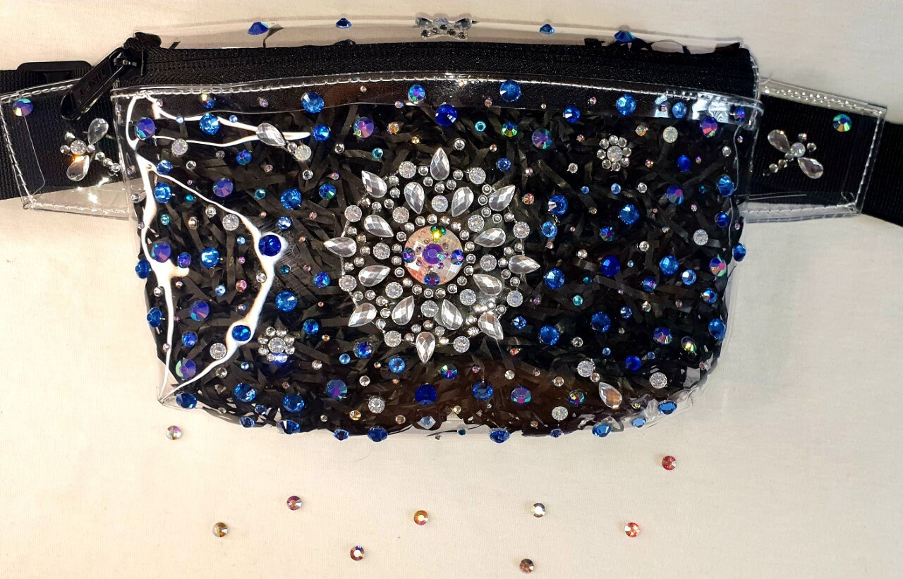 Rhinestone Bum Bags Womens Waist Bags Bum Bags Transparent Bum Bags carnival Bags Festival Bags Gifts Ideas Travel Bags Bling Pride Etsy Canada
