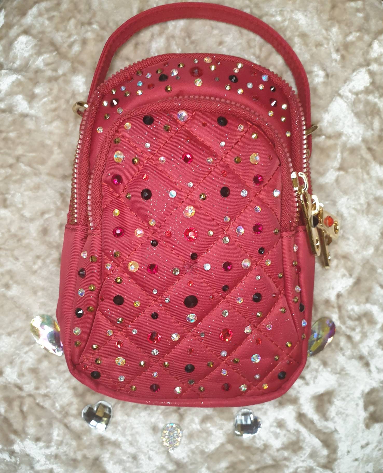Rhinestone Crossbody Bags, Bling Bags, Pouch Bags Mini Crossbody, Festival Bags, Bespoke Bags