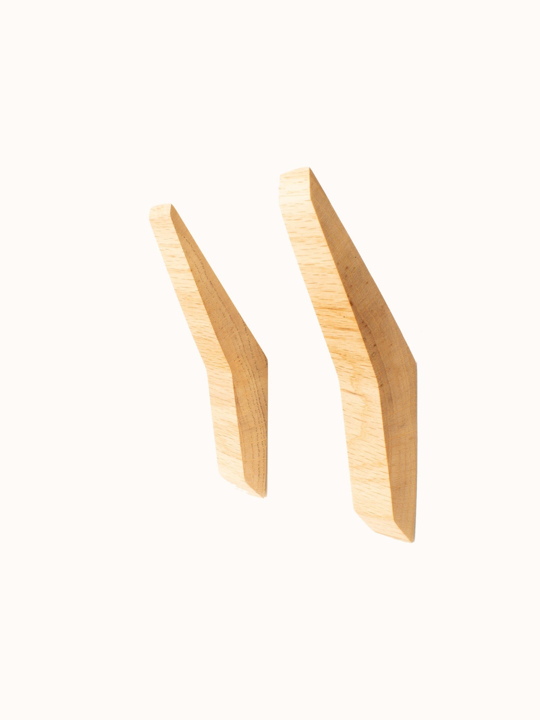 Wood Wall Hook Coat Hook Allstar Model in Water Oak Etsy