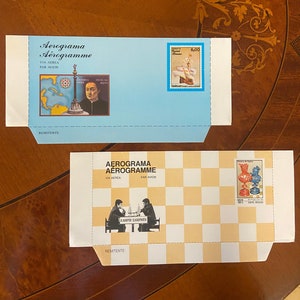Special Mailing Envelopes "Do-it-Yourself", vintage, aerogramme, airmail, collection, packaging, gifting, papercrafts, mailer, paper