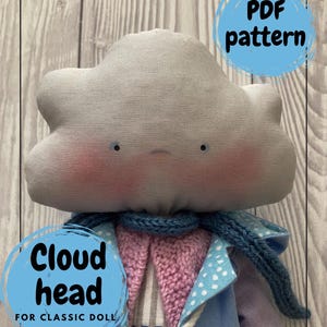 Cloud Doll Head Add-On Pattern: Classic Doll Sewing (Advanced)
