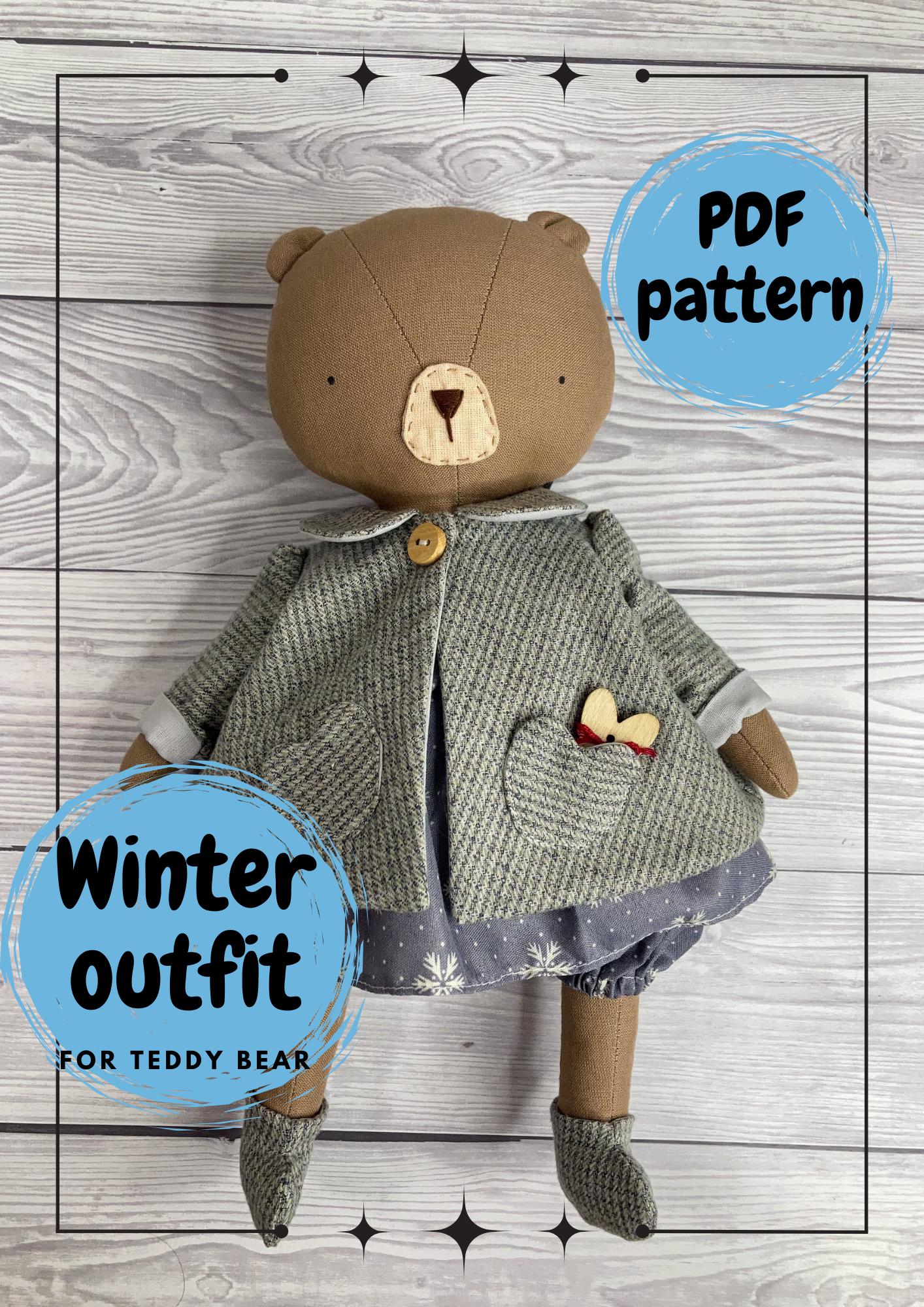 Lindo oso de peluche, muñeco de oso de peluche coleccionable, decoración para habitación de