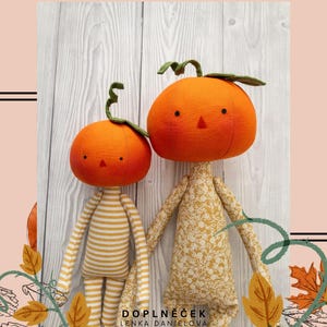 Pumpkin Head Upgrade for Classic & Big Doll Patterns - PDF pattern