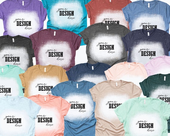 19 Bella Canvas HEATHER Tees 