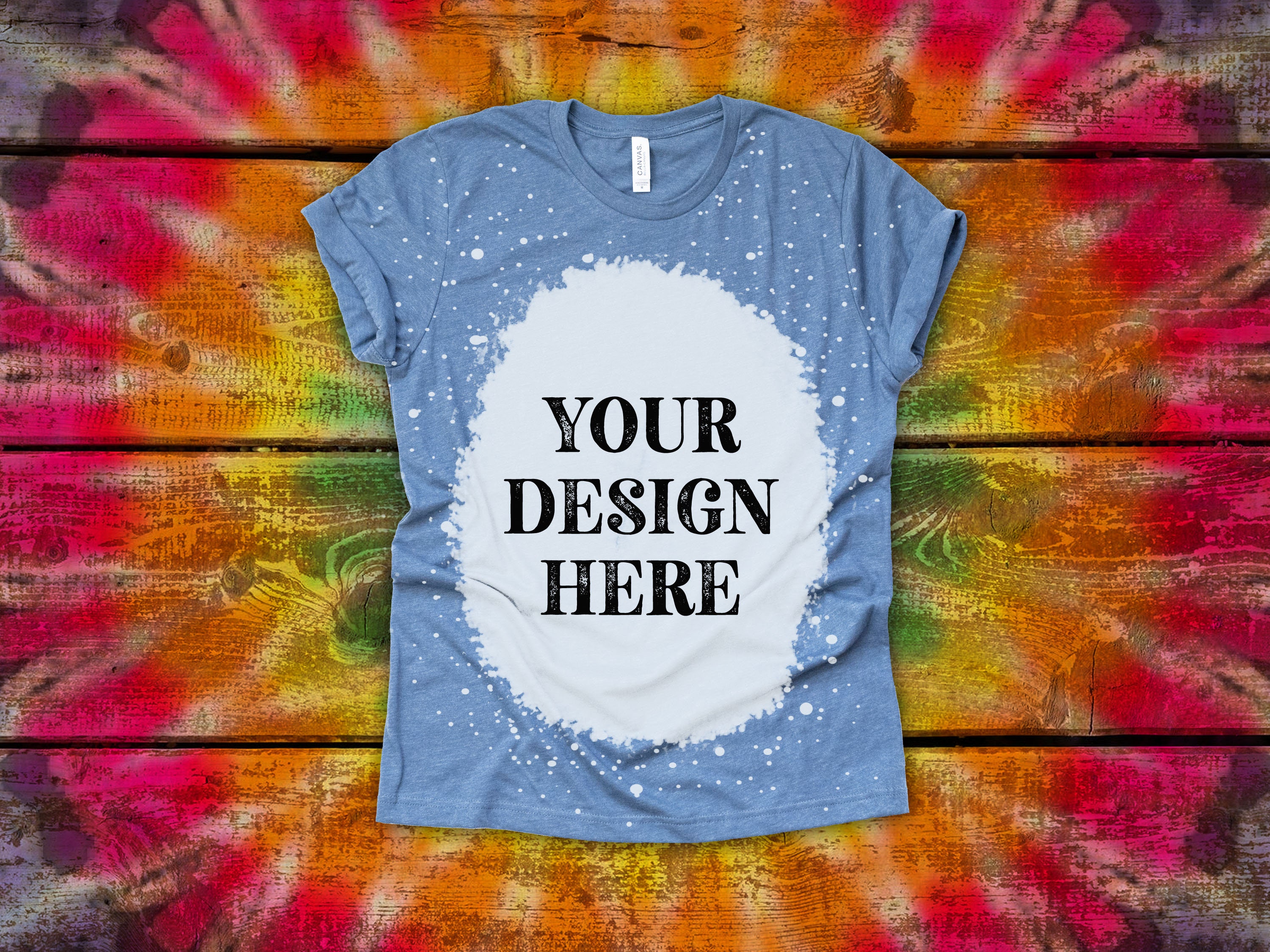 bella canvas bleached shirts