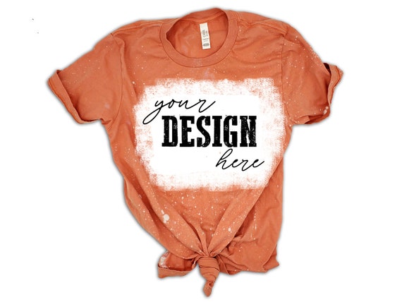 Bella Canvas 3001 Sunset Bleached Shirt 